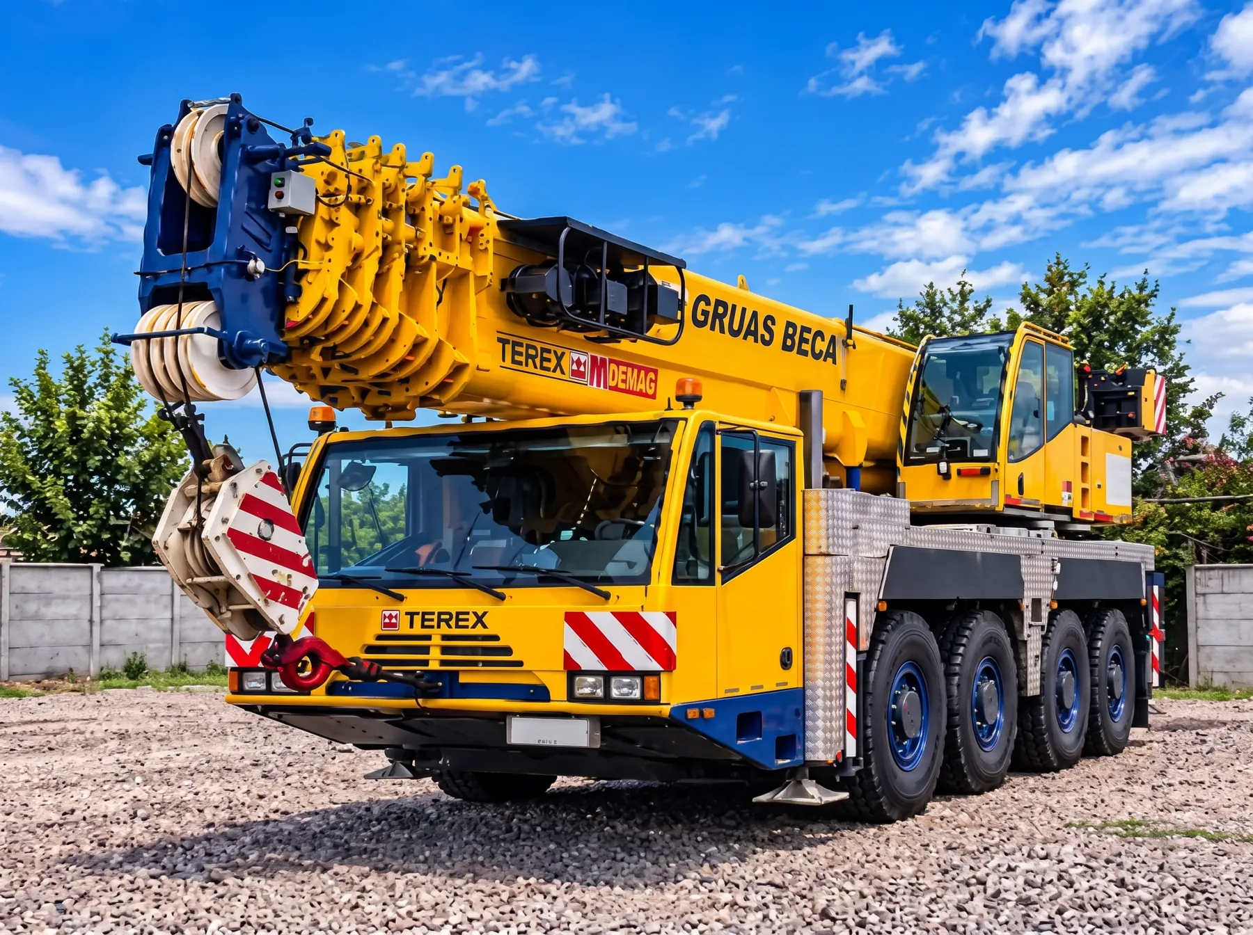 Terex Demag AC 80-2 vista frontal