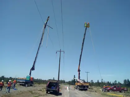 Trabajo de izaje y transporte en terreno, foto 27 de 109
